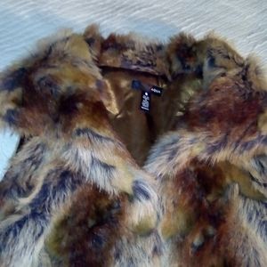 NWOT AQUA Faux Fur Vest